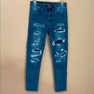 American Eagle Outfitters High Rise Jegging Crop